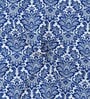 Navy Blue Floral 200 TC 100% Cotton King Sized Bedsheet With 2  Pillow Covers Solana Collection