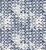 Navy Blue Geometric 144 TC 100% Cotton Fitted Bedsheet & 2 Pillow Covers