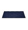 Navy Blue Geometric Polyester 31x15 Inches AntiSkid Bath Mat