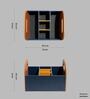 Navy Blue Hive Leatherette Desk Organiser