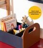 Navy Blue Hive Leatherette Desk Organiser