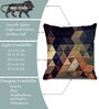 Multicolor Jute Abstract 16x16 inches Cushion Covers (Pack of 5)