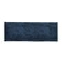 Navy Blue Microfibre 24 x 60 Inches Machine Made Floor Runner