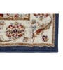 Navy Blue Persian Polypropylene 5 ft x 7 ft Machine Made Carpet