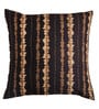 Blue Abstract Poly Canvas 16 x 16 Inch Cushion Cover