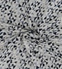 Navy Blue Polyester Abstract 5ft Room Darkening Eyelet Window Curtains (2 Pc)