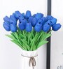 Blue Polyester Tulip Artificial Flowers