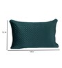 Navy Blue Satin Solid 18x12 inches Cushion Covers (Pack of 2)