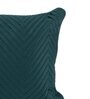 Navy Blue Satin Solid 18x12 inches Cushion Covers (Pack of 2)
