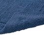 Navy Blue Solid MicroFibre 14x10 Inches Antiskid Bath Mats