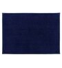 Navy Blue Solid MicroFibre 15x10 Inches Antiskid Bath Mats