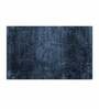 Navy Blue Solid Microfibre 36x24 Inches AntiSkid Bath Mat