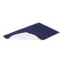 Navy Blue Solid Polyester 24x16 Inches AntiSkid Bath Mat (1 Pc)