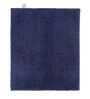 Navy Blue Solid Polyester 24x16 Inches AntiSkid Bath Mat (1 Pc)