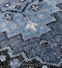 Navy Blue Persian Wool & Cotton 8 ft x 10 ft Hand Knotted Carpet