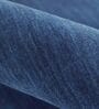Blue Solid Wool 4 ft x 6 ft Hand Woven Carpet