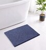 Navy Microfibre 16x24 Inches Lightweight Bath Mat