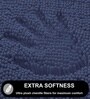 Navy Microfibre 16x24 Inches Lightweight Bath Mat