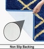 Navy Microfibre 16x24 Inches Quick Dry Bath Mat