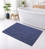 Navy Microfibre 18x30 Inches Lightweight Bath Mat