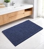 Navy Microfibre 18x30 Inches Lightweight Bath Mat
