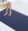 Navy Microfibre 23x47 Inches Lightweight Bath Mat