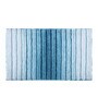 Navy Polyester 24X16 Inches Anti-Skid  Bath Mat