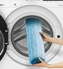 Navy Polyester 24X16 Inches Anti-Skid  Bath Mat