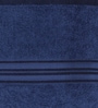 Navy Blue Solid 500 GSM Cotton Bath Towel