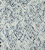 Navy Wool Abstract 10' x 8' Hand tufted Carpet
