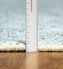 Navy Wool Abstract 9' x 6' Hand tufted Carpet