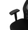 Navya Office Chair with Breathable Mesh and Adjustable Armrests in Black