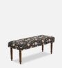 Nawaab Fabric Bench in Bohemian Palampore Design Colour
