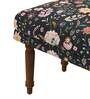 Nawaab Fabric Bench in Bohemian Palampore Design Colour
