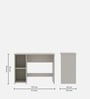 Nayena Study Table In Pumic Grey Colour