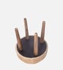 Nayla Stool In Beige Sparkle Colour