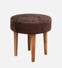 Nayla Stool In Caramel Brown Sparkle Colour