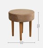 Nayla Stool In Green Sparkle Colour