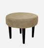 Nayla Stool In Jute Beige Colour