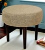Nayla Stool In Jute Beige Colour