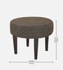 Nayla Stool In Jute Brown Colour