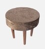 Nayla Stool Set Of 2 In Green Sparkle Colour
