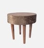 Nayla Stool Set Of 2 In Green Sparkle Colour