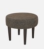 Nayla Stool Set Of 2 In Jute Brown Colour