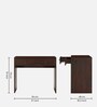 Nayoko Writing Table in Brown Finish