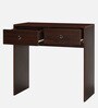 Nayoko Writing Table in Brown Finish