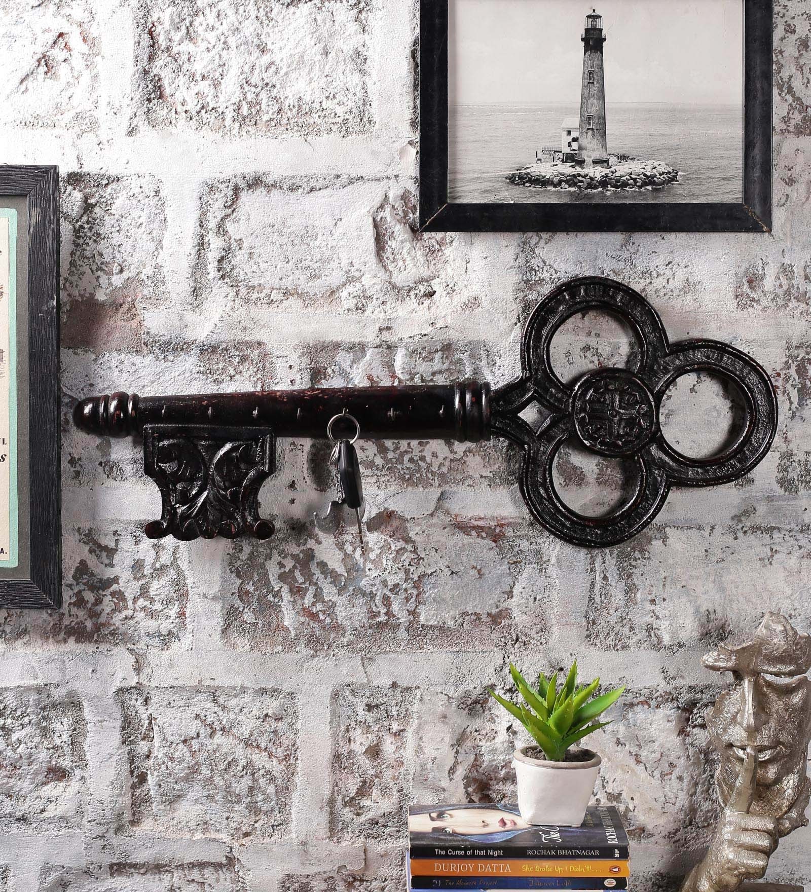 Black MDF Key Holder