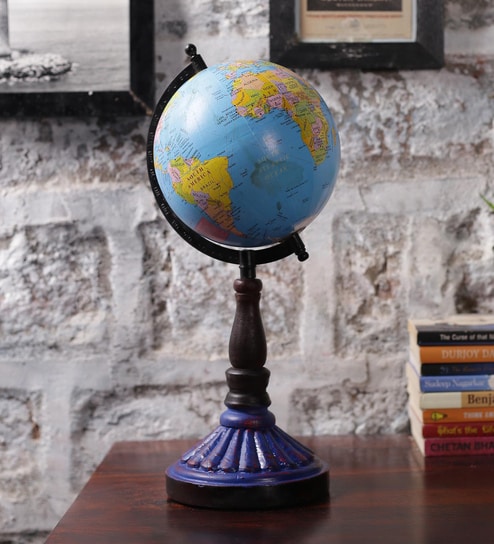 Multicolour MDF Globe