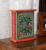 Multicolour Mango Wood Stand Key Holder