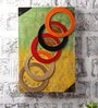 Multicolour Wooden Round Ring Wall Art